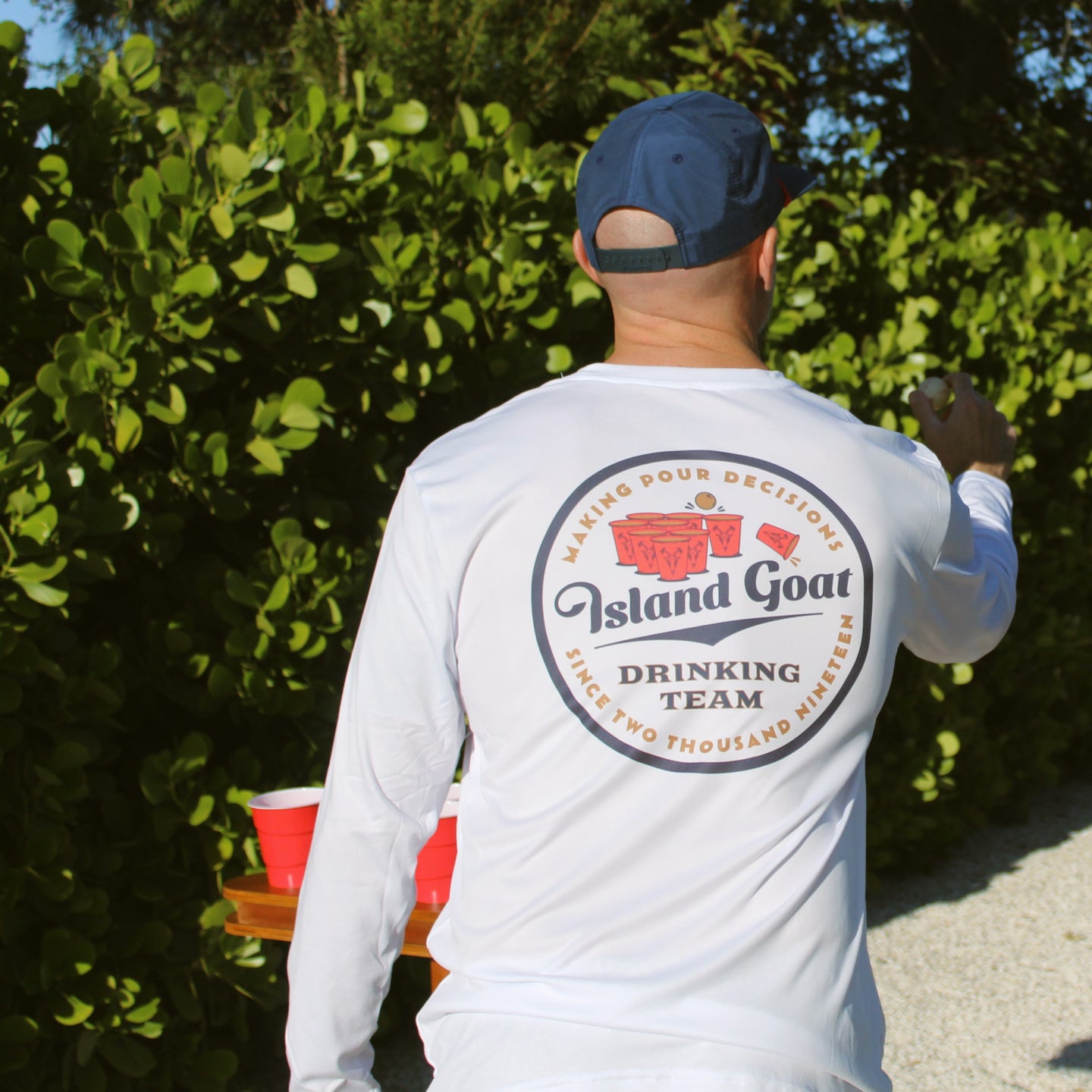 Pour Decisions | UPF 50+ Crew Neck Sun Shirt