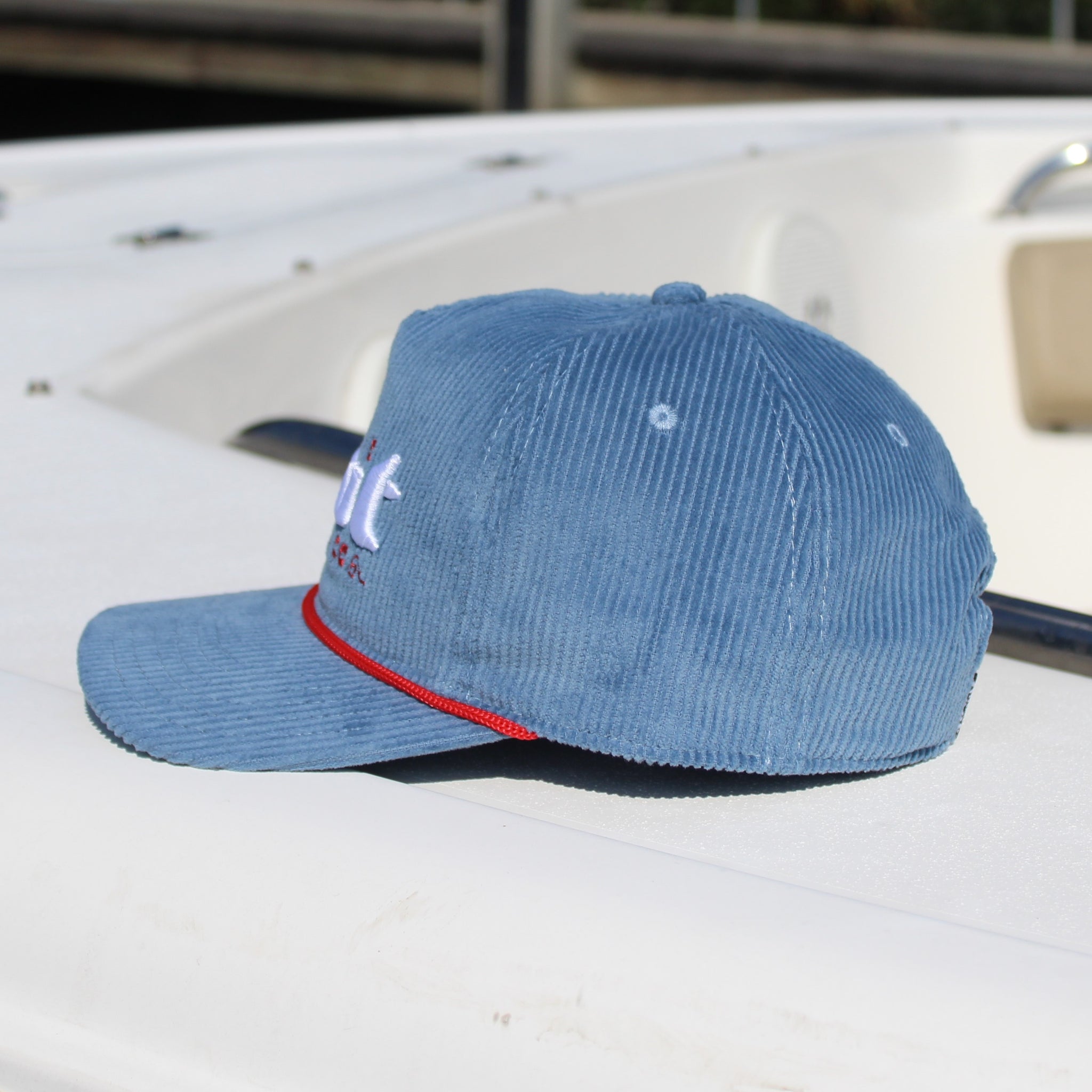 Choppy Seas Snapback Hat | Slate