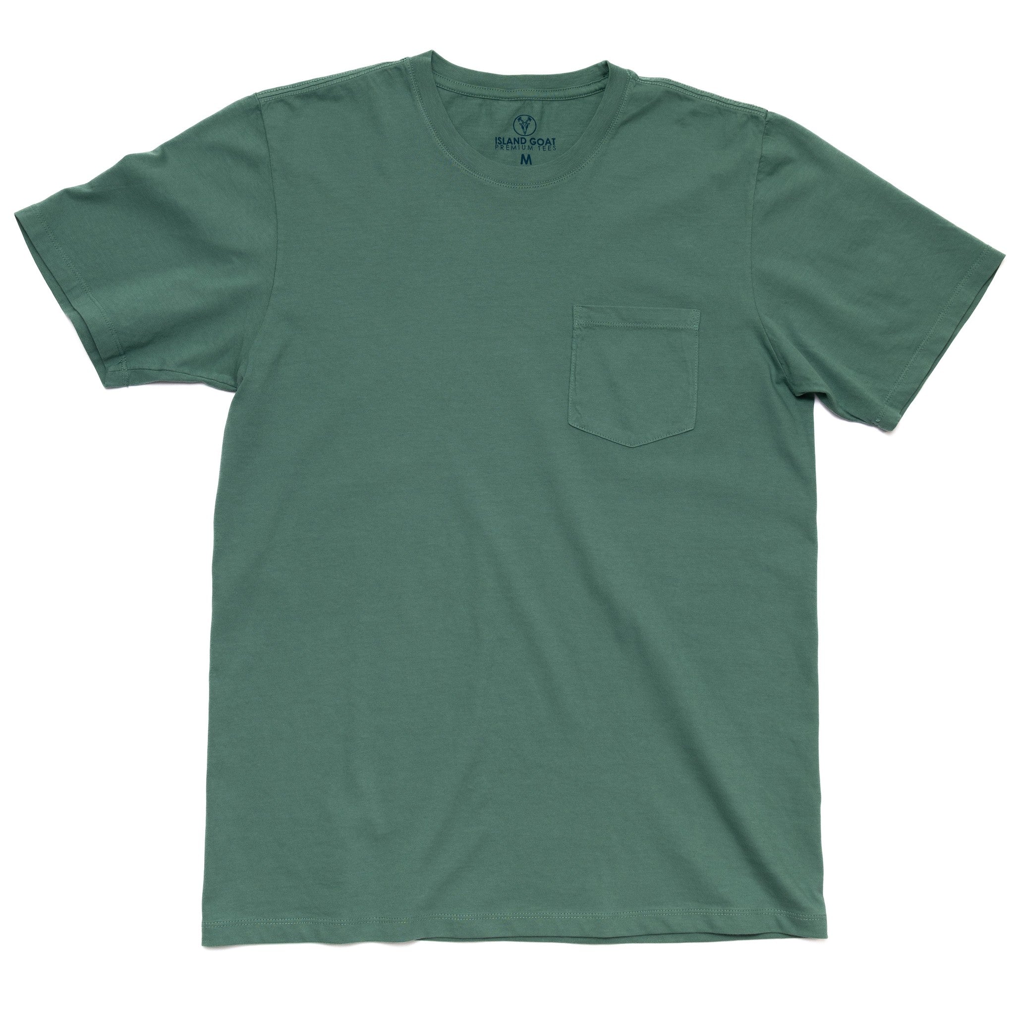 Solid Premium Cotton Pocket Tee