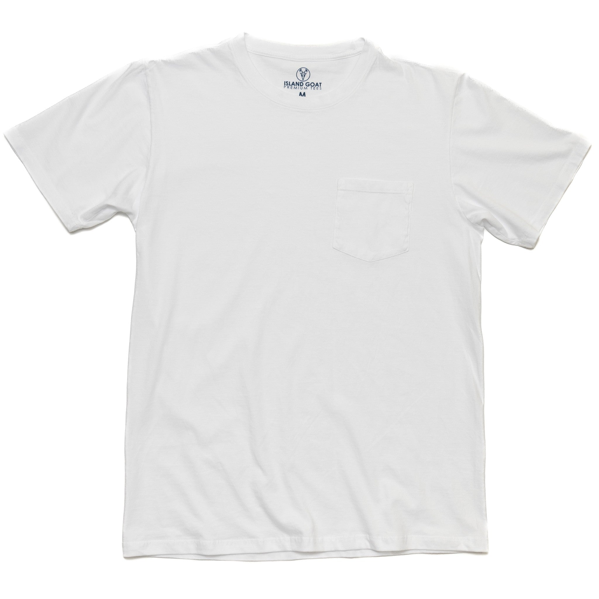 Solid Premium Cotton Pocket Tee